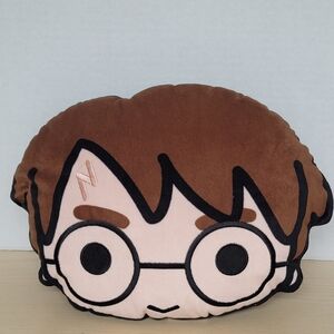 Harry Potter Shaped Wizarding World  Plush Pillow Cushion Head Face 12 inch